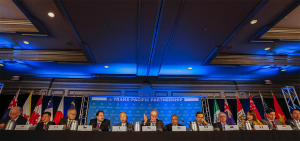 , EE.UU. firma junto con once países el Acuerdo de Asociación Transpacífico en Nueva Zelanda conocido por sus siglas TPP
