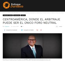 , Artículo de nuestro Socio, D. Piero Rusconi, en Enfoque Jurídico