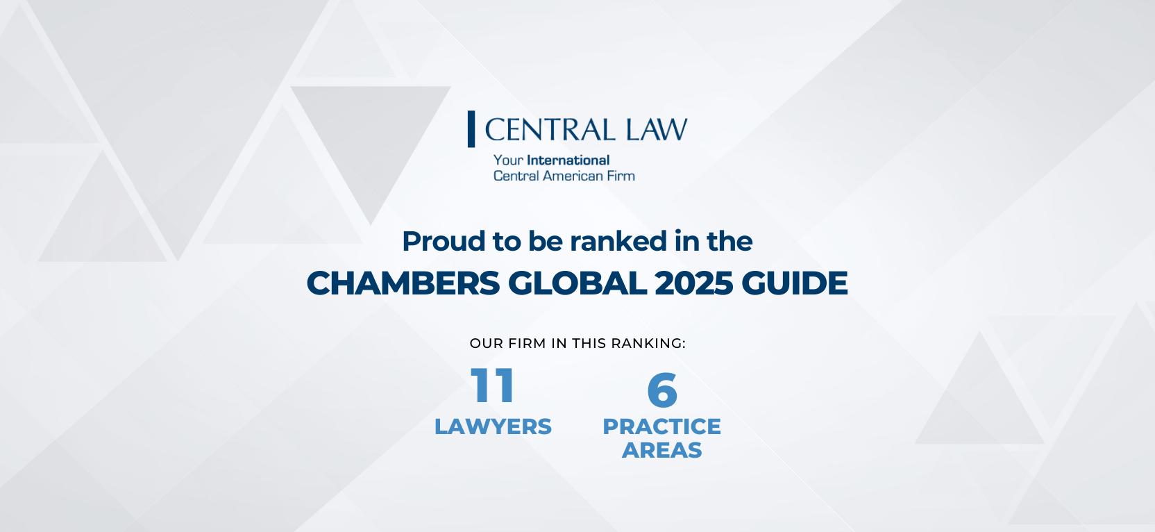 Lee más sobre el artículo Chambers Global 2025 distingue a CENTRAL LAW entre firmas y abogados top